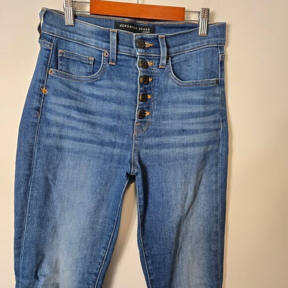Veronica Beard Women's Size 28 Debbie Ankle High Rise Skinny Jeans - Picture 6 of 12